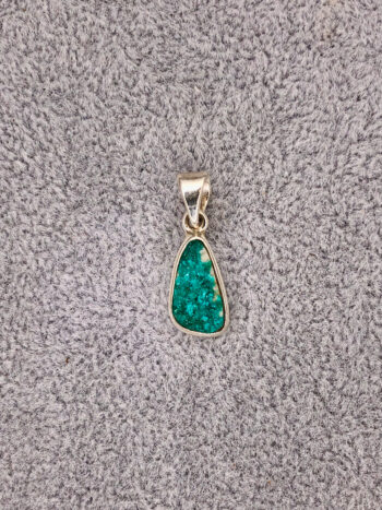 Pendentif Dioptase cristalisé
