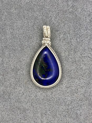Azurite de Sibérie Wire Wrapping by Karman