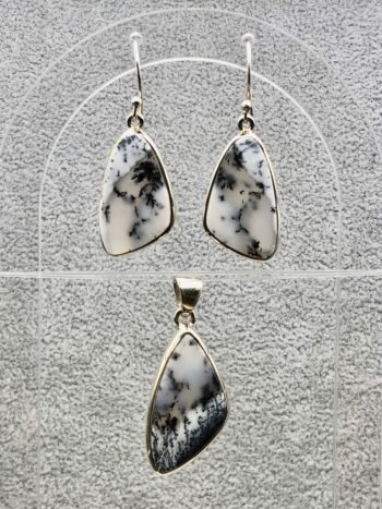 Parure Agate Dendritique