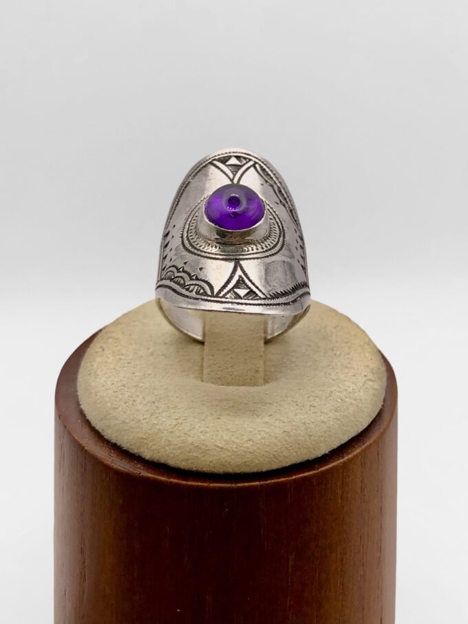 Bague Touareg Améthyste #1 – Image 4