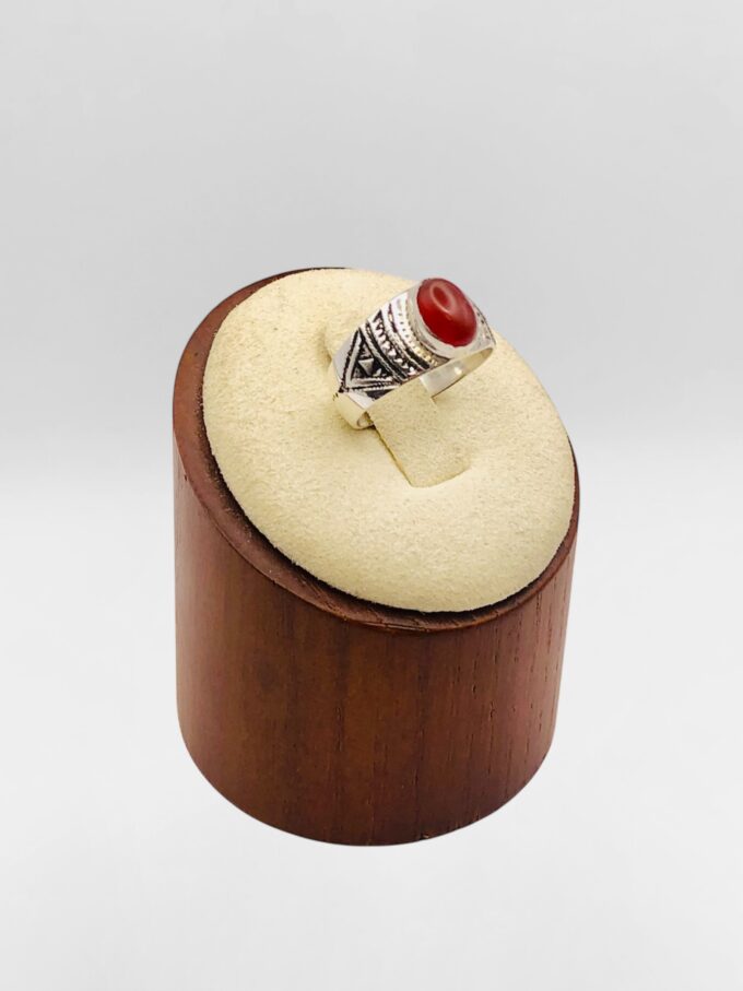 Bague Touareg Anneau Cornaline – Image 3