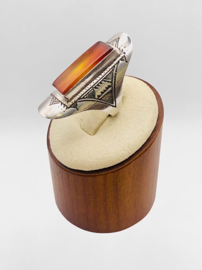 Bague Touareg Cornaline – Image 2