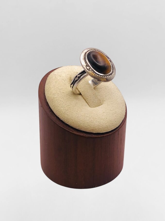 Bague Touareg Oeil de Tigre – Image 3