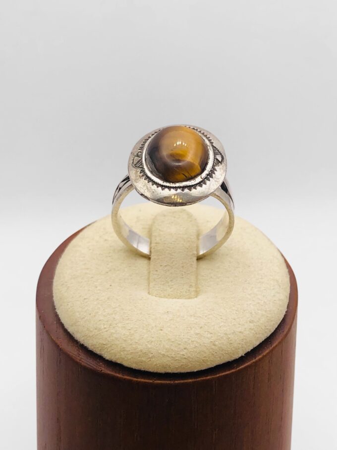 Bague Touareg Oeil de Tigre – Image 4