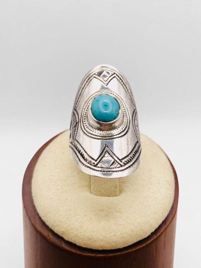 Bague Touareg Turquoise – Image 4