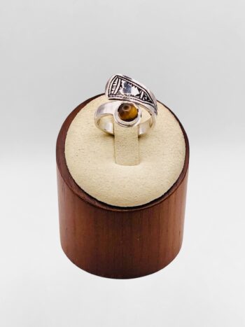 Bague Touareg croisée Oeil de Tigre